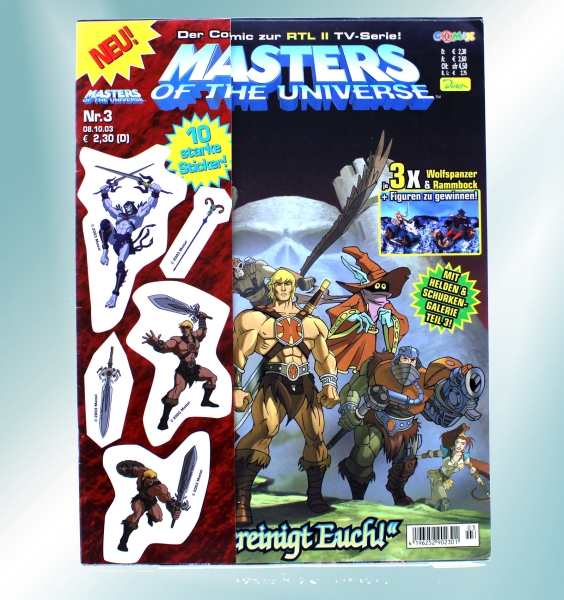 Masters of the Universe - der Comic zur RTL 2 TV-Serie Nr. 3: Masters, vereinigt euch